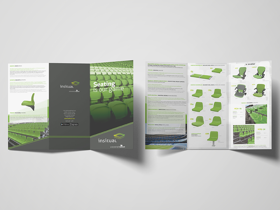 Tríptico, folleto informativo- Daplast SL