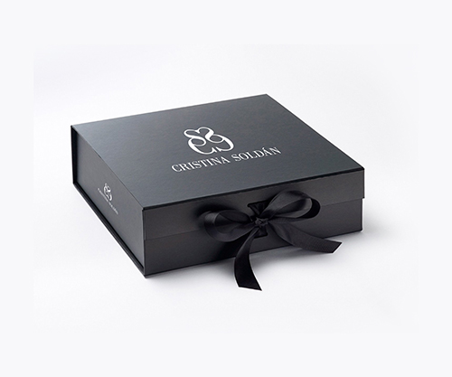 diseño de caja, packaging para Cristina Soldán