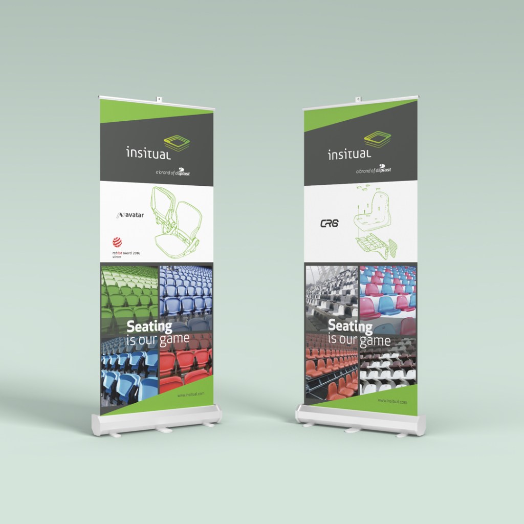 Expositor de lona, roll up. Empresa Daplast SL