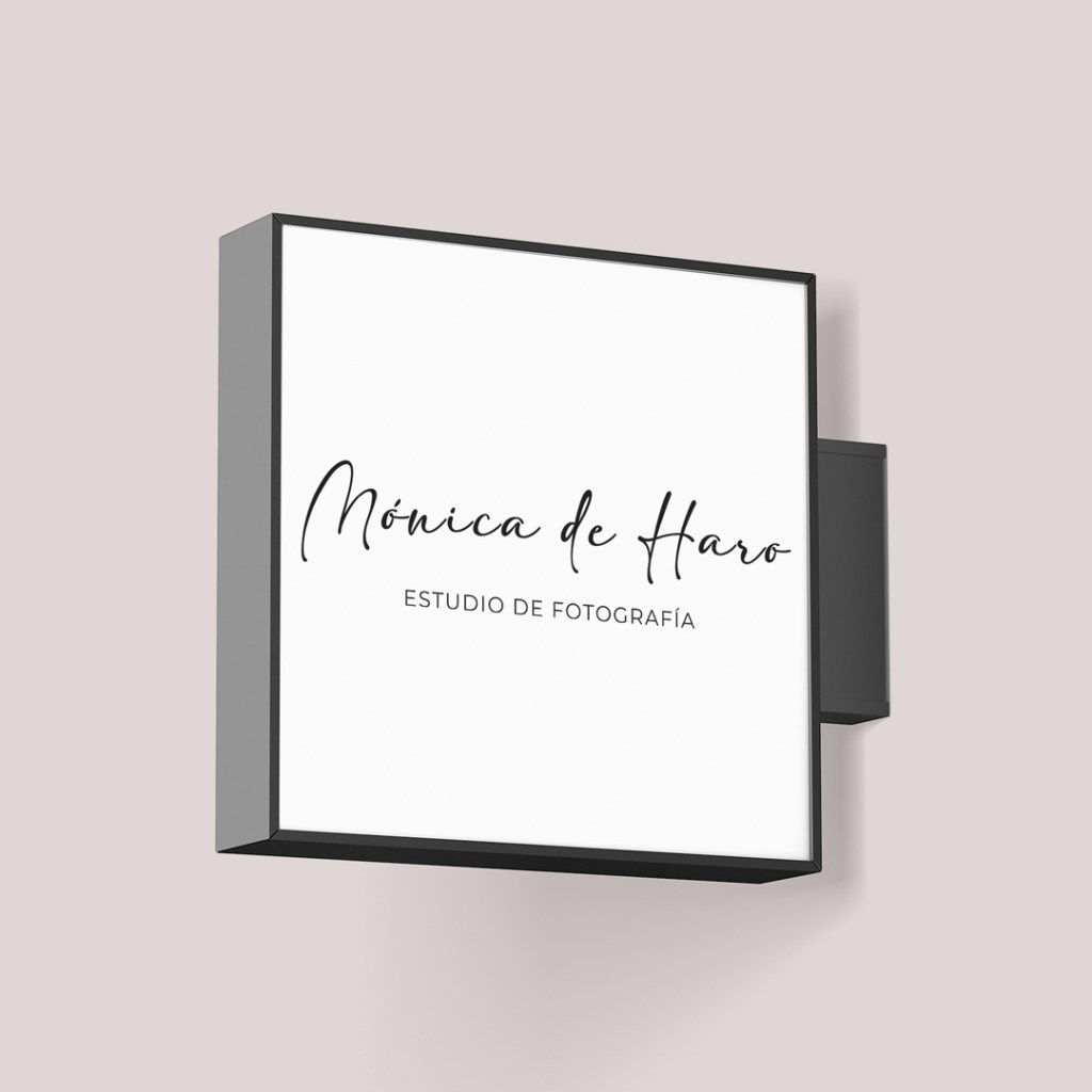 Diseño de logo aplicado a rótulo